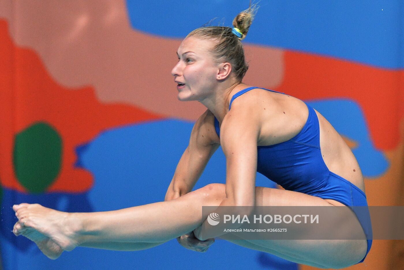 Чемпионат мира FINA 2015. Прыжки в воду. Женщины. Трамплин 1м. Предварительный раунд