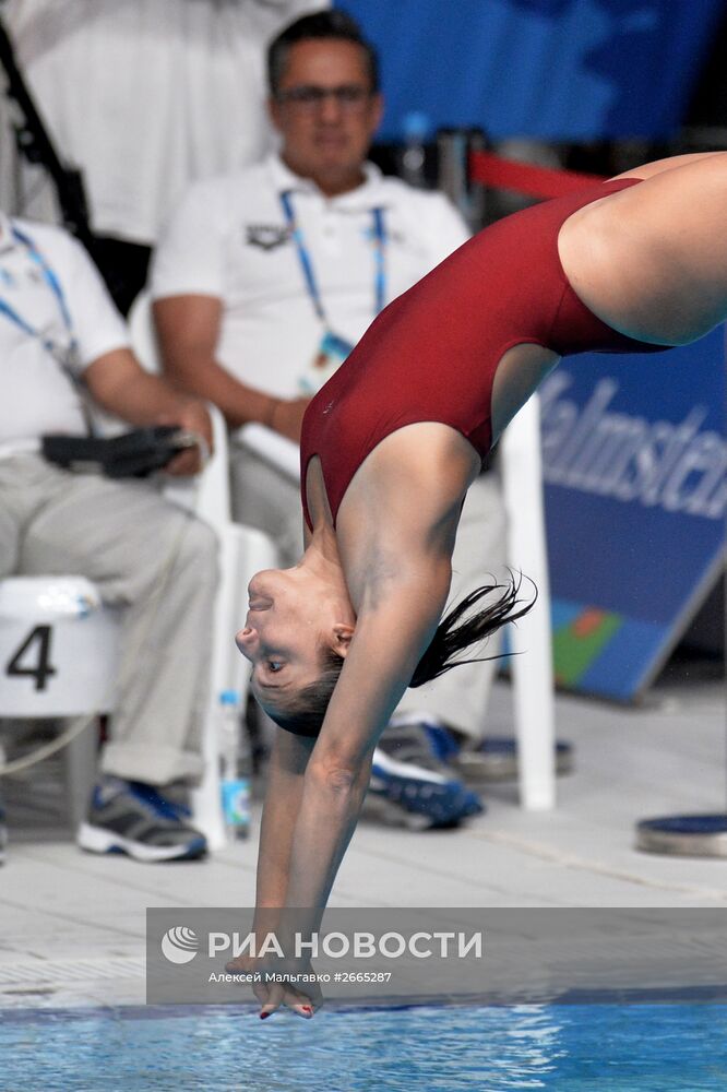 Чемпионат мира FINA 2015. Прыжки в воду. Женщины. Трамплин 1м. Предварительный раунд