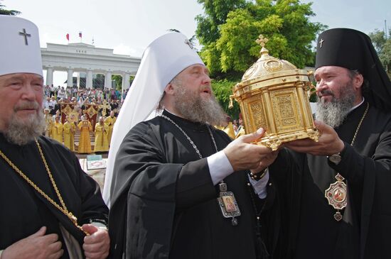 Крестный ход ко Дню памяти князя Владимира в Севастополе