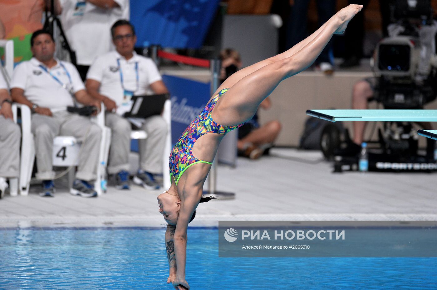 Чемпионат мира FINA 2015. Прыжки в воду. Женщины. Трамплин 1м. Предварительный раунд