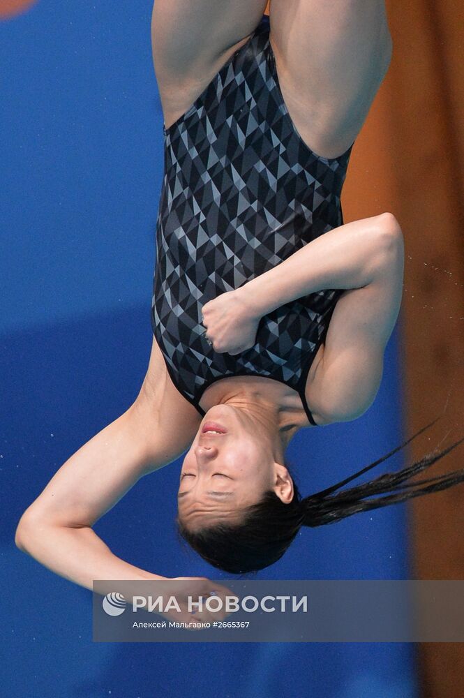 Чемпионат мира FINA 2015. Прыжки в воду. Женщины. Трамплин 1м. Предварительный раунд