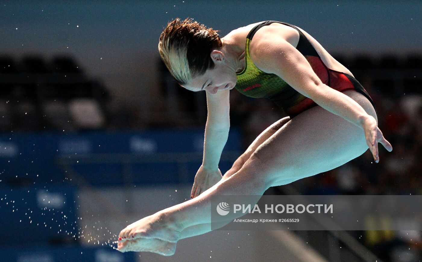 Чемпионат мира FINA 2015. Прыжки в воду. Женщины. Трамплин 1м. Предварительный раунд