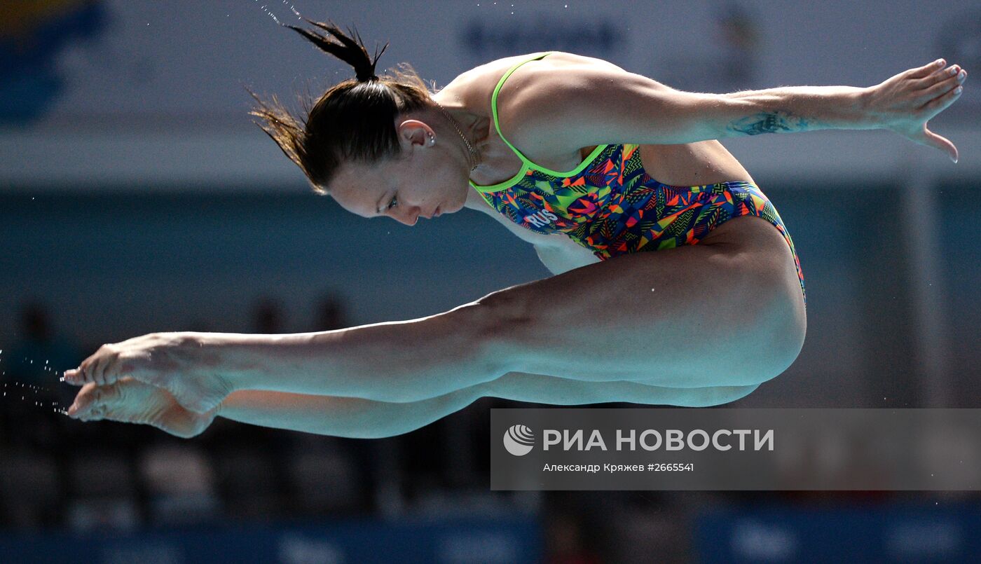 Чемпионат мира FINA 2015. Прыжки в воду. Женщины. Трамплин 1м. Предварительный раунд