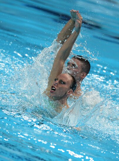 Чемпионат мира FINA 2015. Синхронное плавание. Смешанный дуэт. Техническая программа. Финал