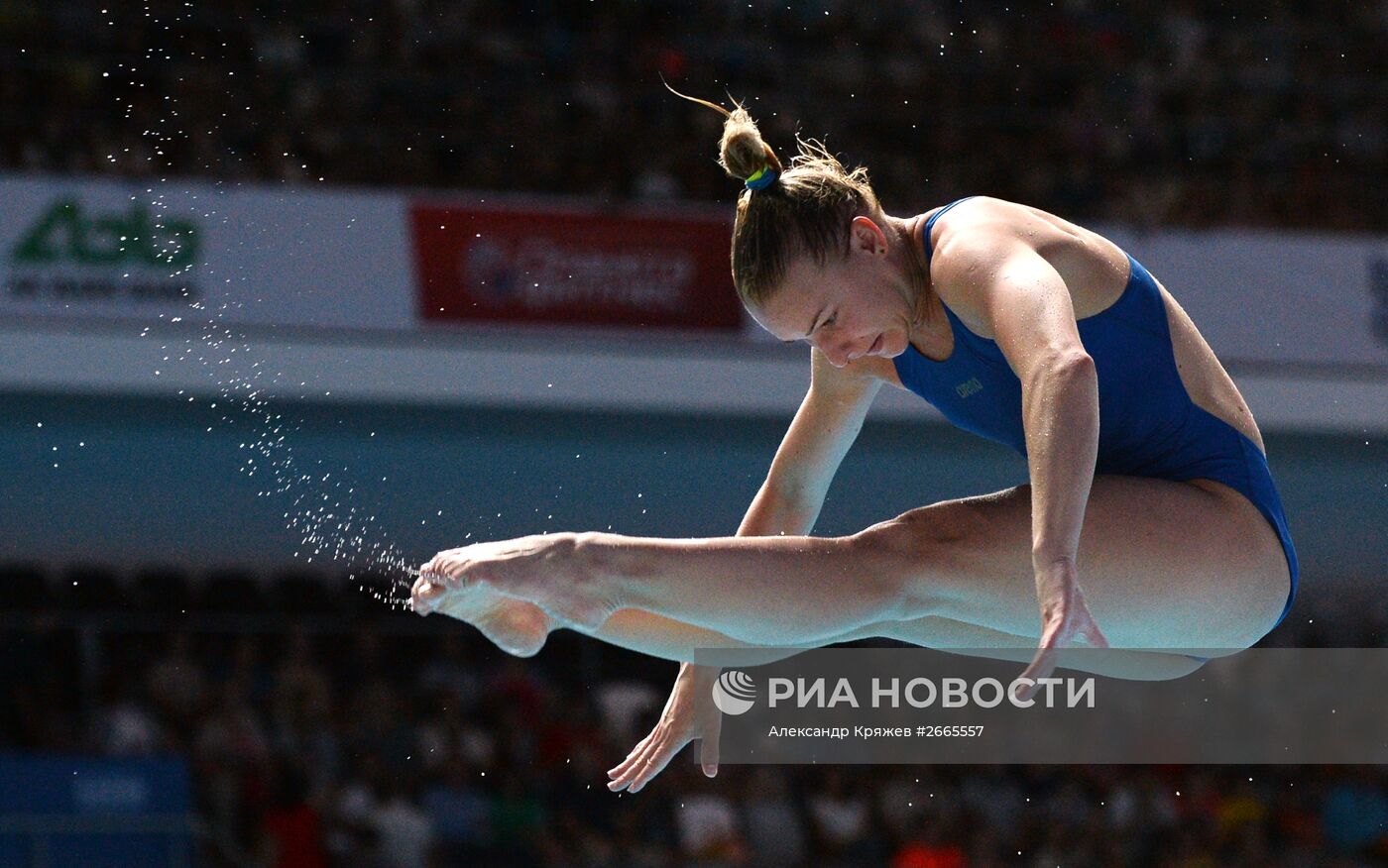 Чемпионат мира FINA 2015. Прыжки в воду. Женщины. Трамплин 1м. Предварительный раунд