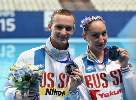 Чемпионат мира FINA 2015. Синхронное плавание. Смешанный дуэт. Техническая программа. Финал