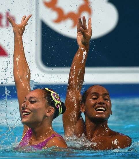 Чемпионат мира FINA 2015. Синхронное плавание. Смешанный дуэт. Техническая программа. Финал