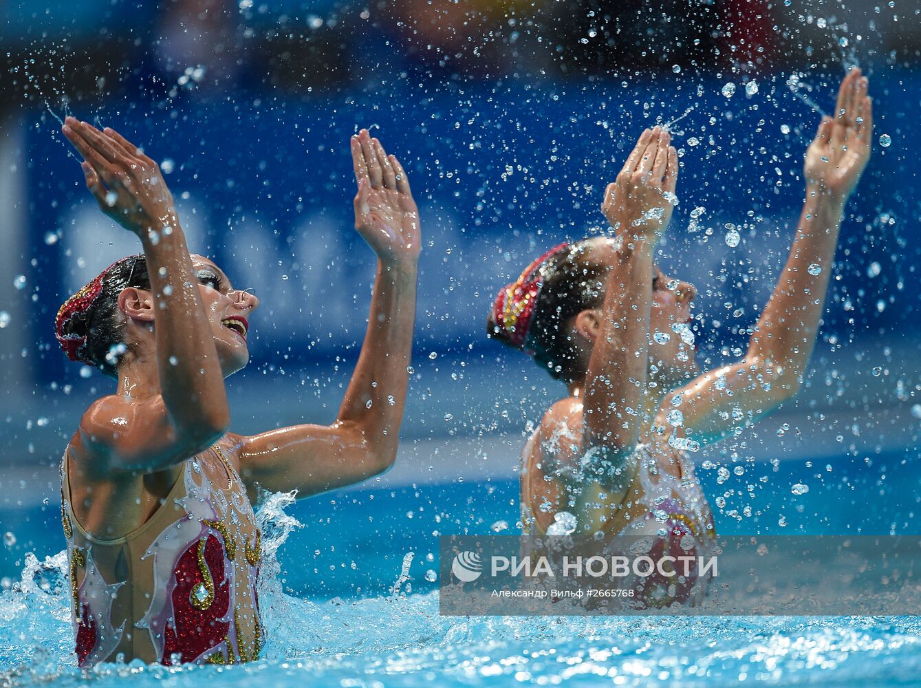 Чемпионат мира FINA 2015. Синхронное плавание. Дуэты. Техническая программа. Финал