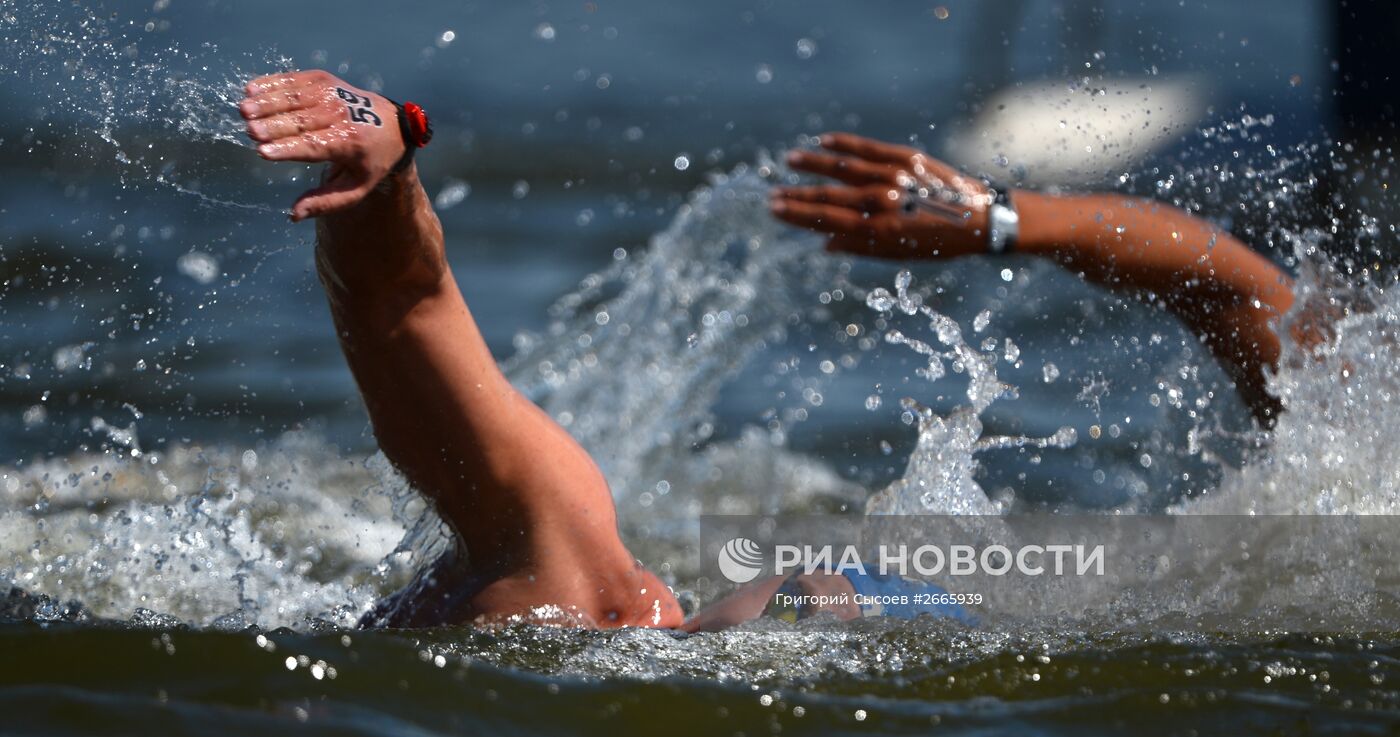 Чемпионат мира FINA 2015. Плавание на открытой воде. Мужчины. 10 км Чемпионат мира FINA 2015. Плавание на открытой воде. Мужчины. 10 км