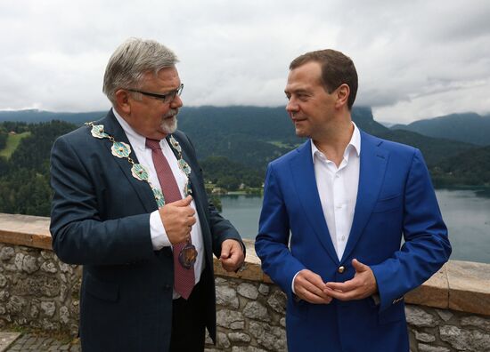 Рабочий визит в Словению премьер-министра РФ Д.Медведева