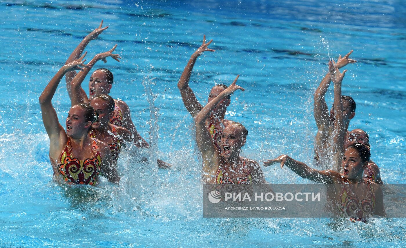 Чемпионат мира FINA 2015. Синхронное плавание. Группы. Техническая программа. Финал