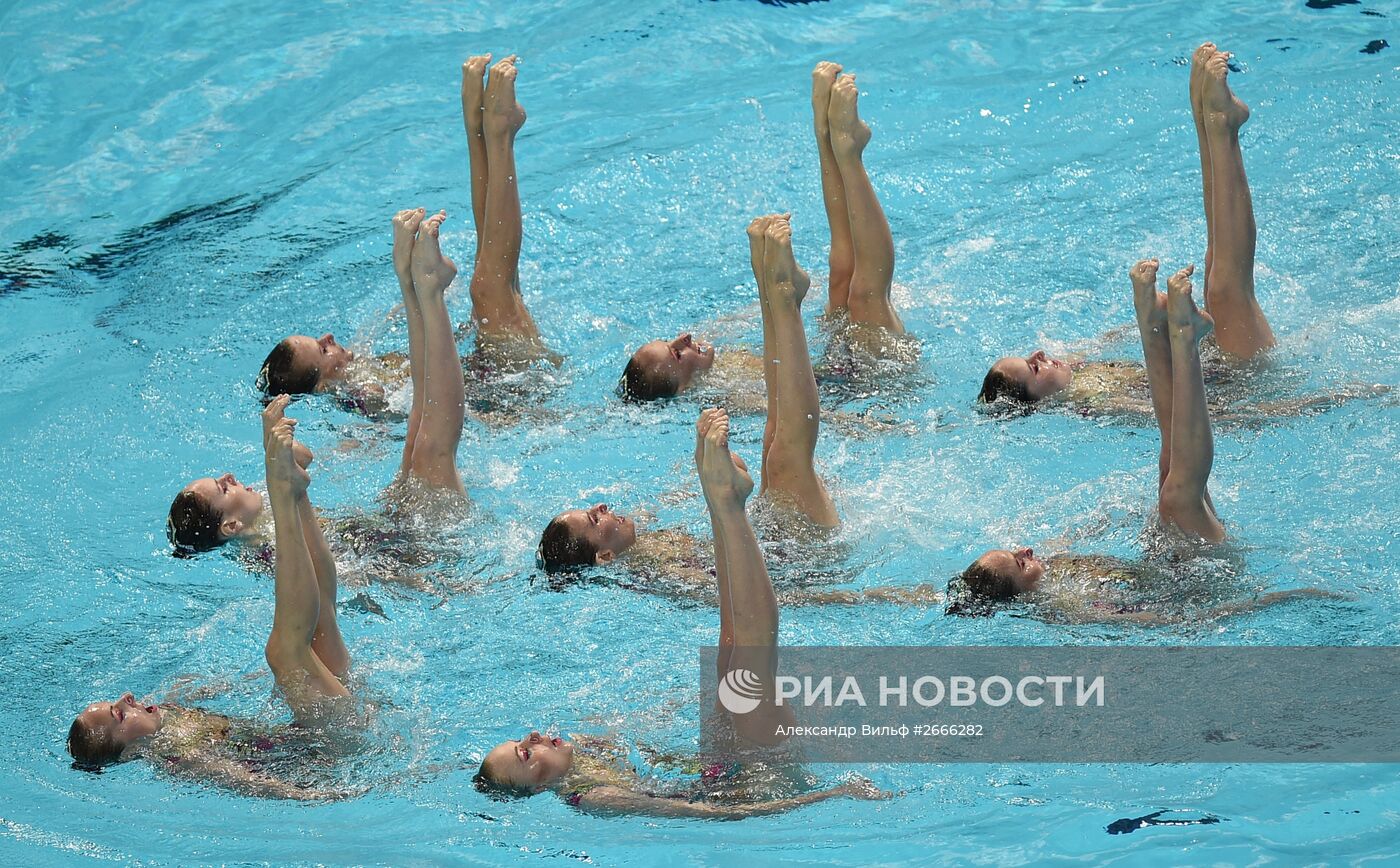 Чемпионат мира FINA 2015. Синхронное плавание. Группы. Техническая программа. Финал