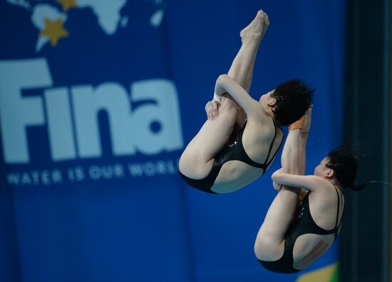 Чемпионат мира FINA 2015. Синхронные прыжки в воду. Женщины. Вышка 10м. Финал