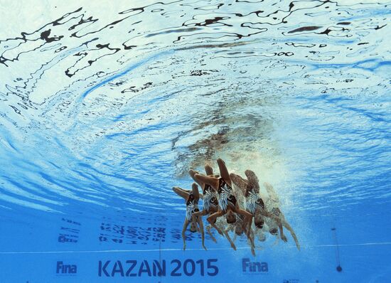 Чемпионат мира FINA 2015. Синхронное плавание. Группы. Техническая программа. Финал