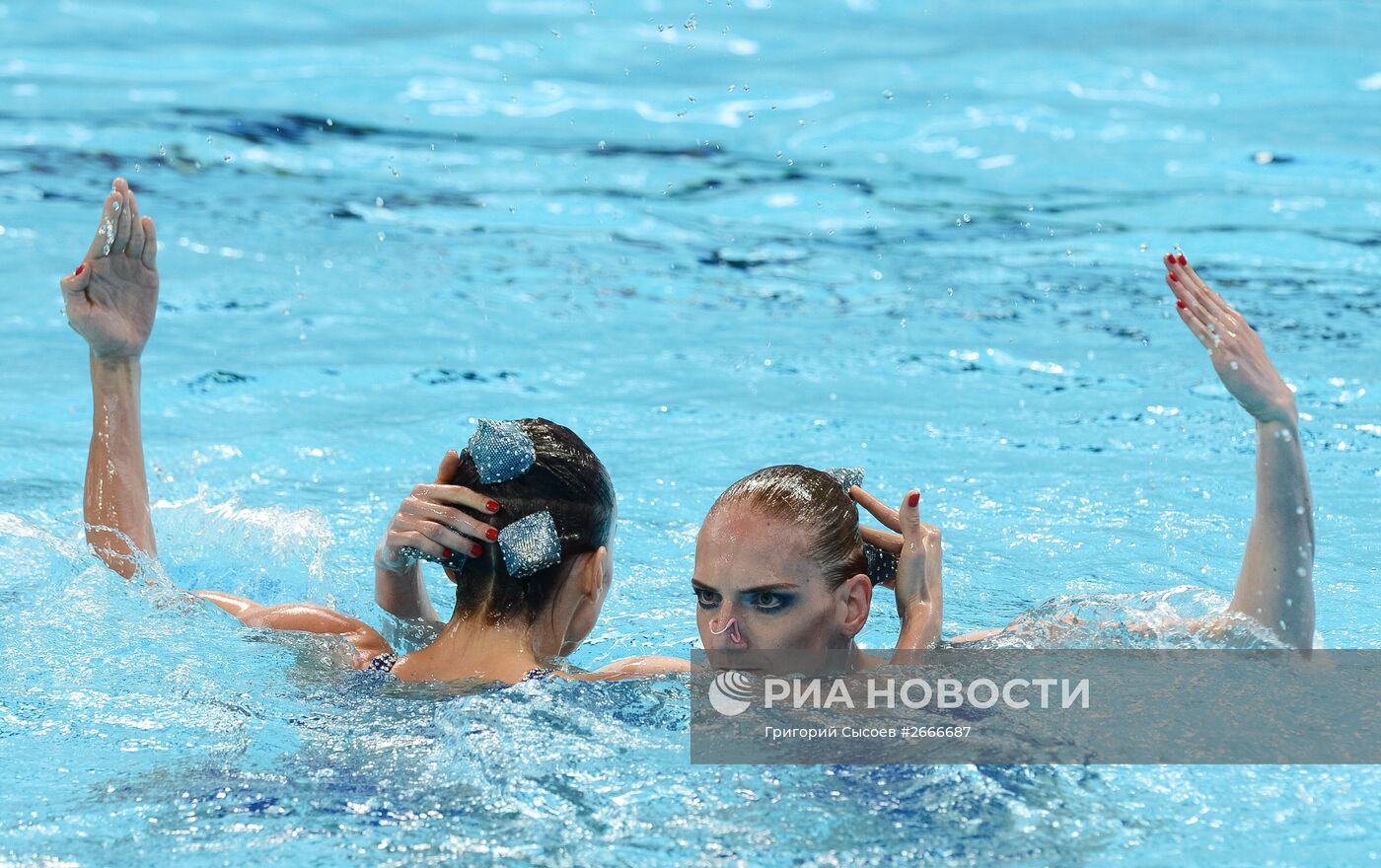 Чемпионат мира FINA 2015. Синхронное плавание. Дуэты. Произвольная программа. Предварительный раунд