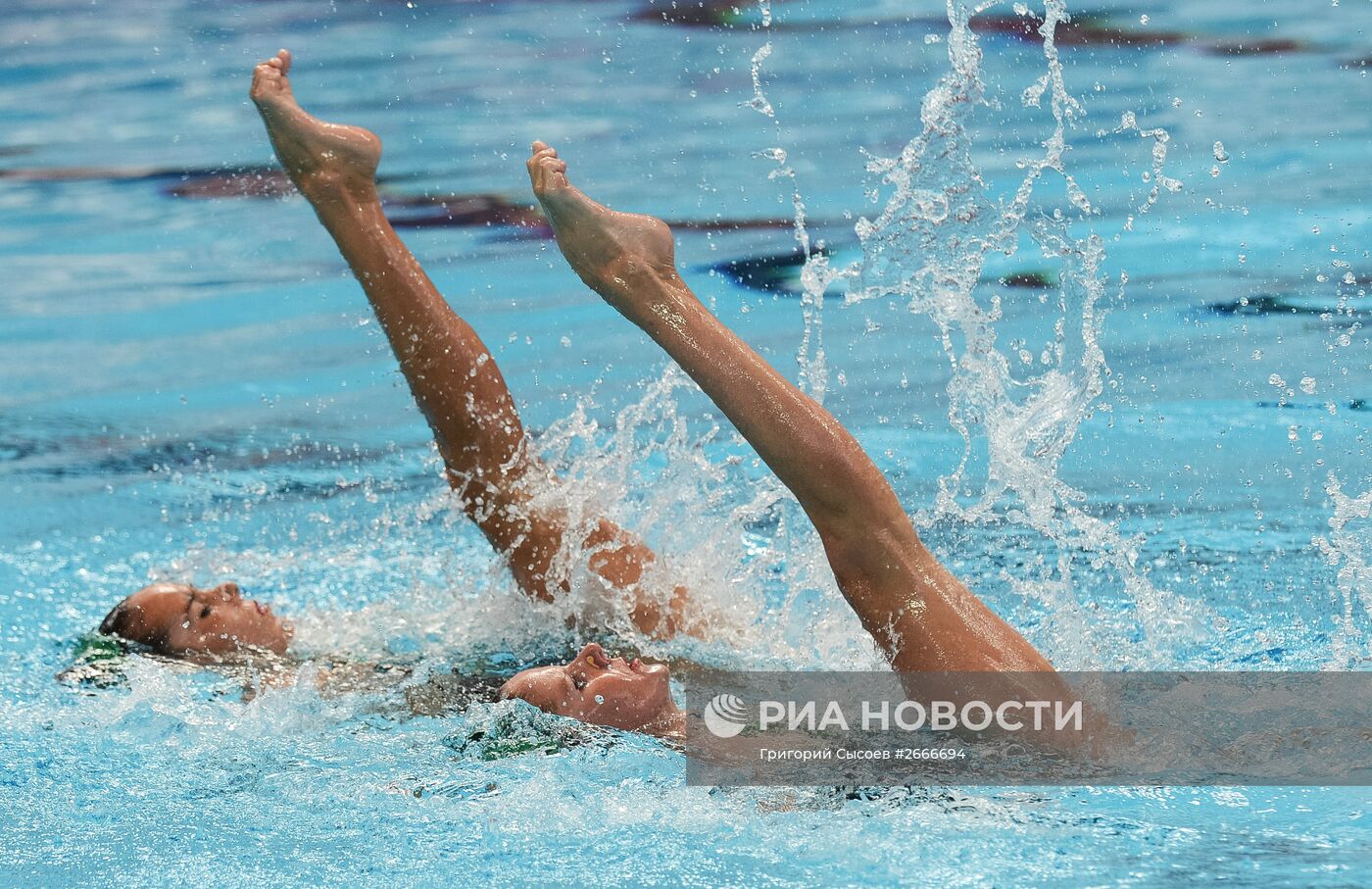 Чемпионат мира FINA 2015. Синхронное плавание. Дуэты. Произвольная программа. Предварительный раунд