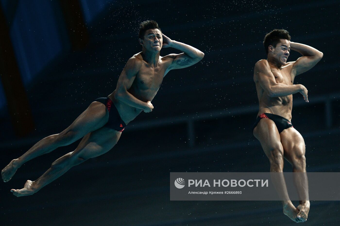 Чемпионат мира FINA 2015. Синхронные прыжки в воду. Мужчины. Трамплин 3м. Предварительный раунд