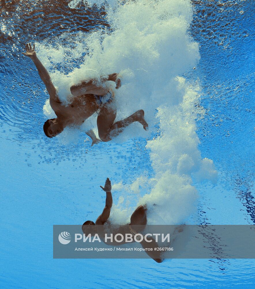Чемпионат мира FINA 2015. Синхронные прыжки в воду. Мужчины. Трамплин 3м. Предварительный раунд