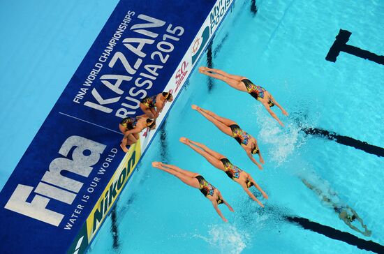 Чемпионат мира FINA 2015. Синхронное плавание. Группы. Произвольная программа. Предварительный раунд