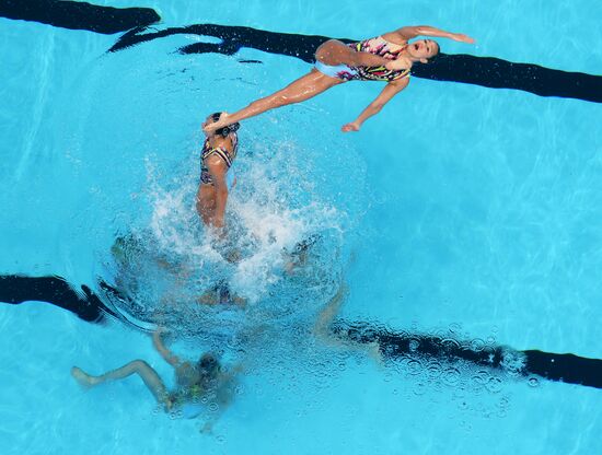 Чемпионат мира FINA 2015. Синхронное плавание. Группы. Произвольная программа. Предварительный раунд