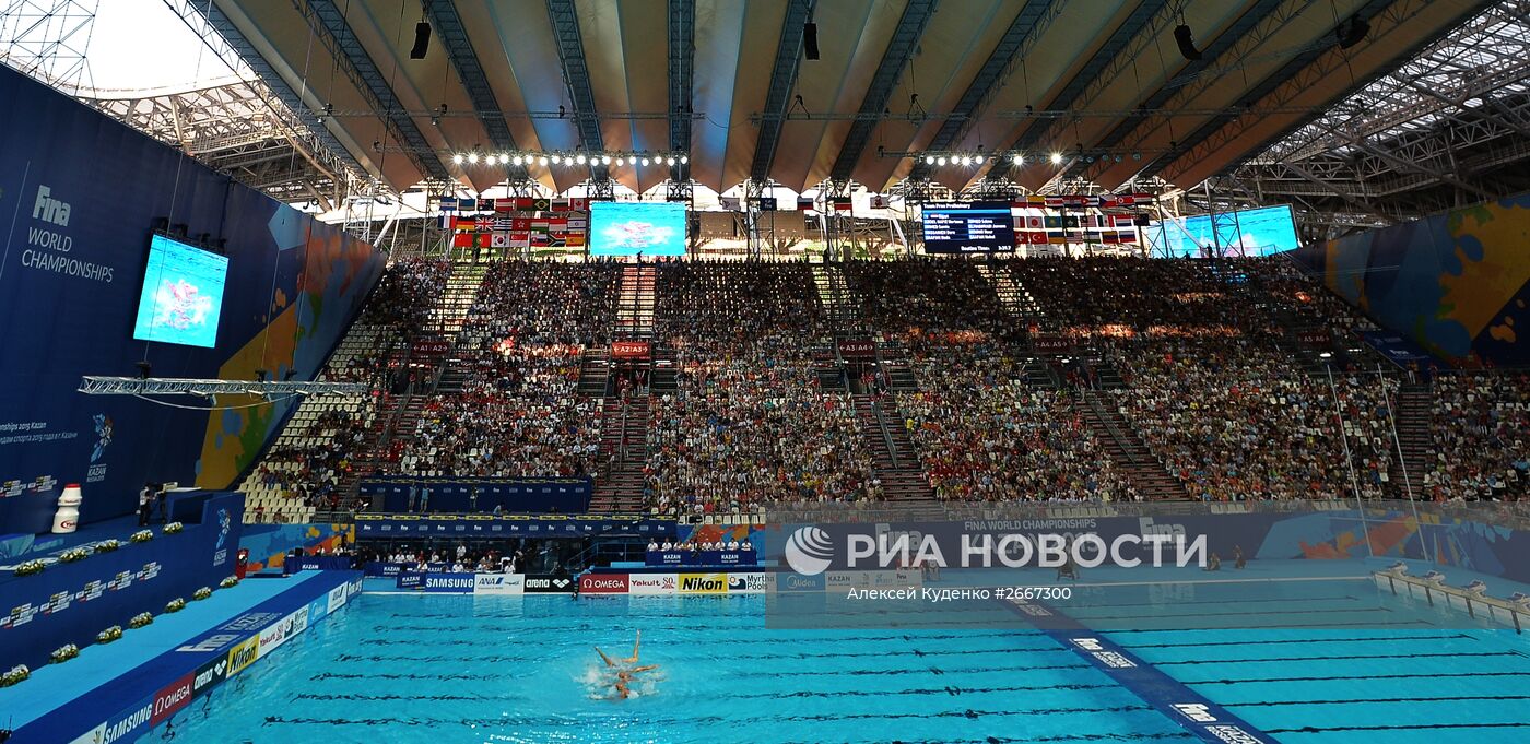 Чемпионат мира FINA 2015. Синхронное плавание. Группы. Произвольная программа. Предварительный раунд