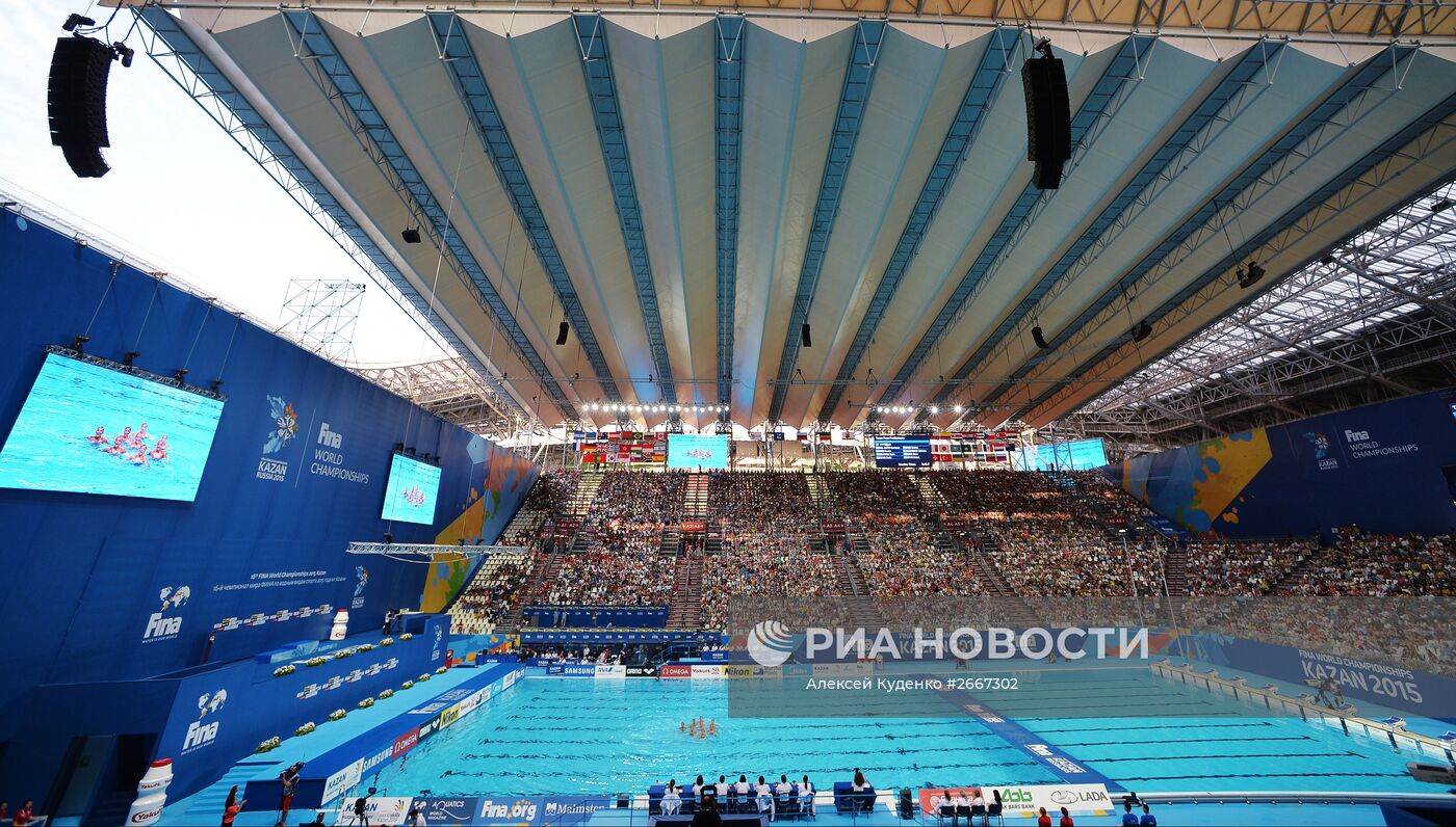 Чемпионат мира FINA 2015. Синхронное плавание. Группы. Произвольная программа. Предварительный раунд