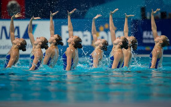 Чемпионат мира FINA 2015. Синхронное плавание. Группы. Произвольная программа. Предварительный раунд