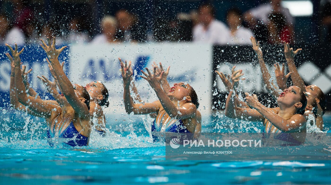 Чемпионат мира FINA 2015. Синхронное плавание. Группы. Произвольная программа. Предварительный раунд