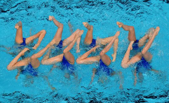 Чемпионат мира FINA 2015. Синхронное плавание. Группы. Произвольная программа. Предварительный раунд