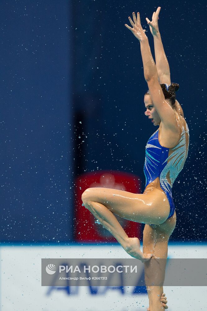 Чемпионат мира FINA 2015. Синхронное плавание. Группы. Произвольная программа. Предварительный раунд