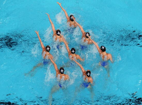 Чемпионат мира FINA 2015. Синхронное плавание. Группы. Произвольная программа. Предварительный раунд