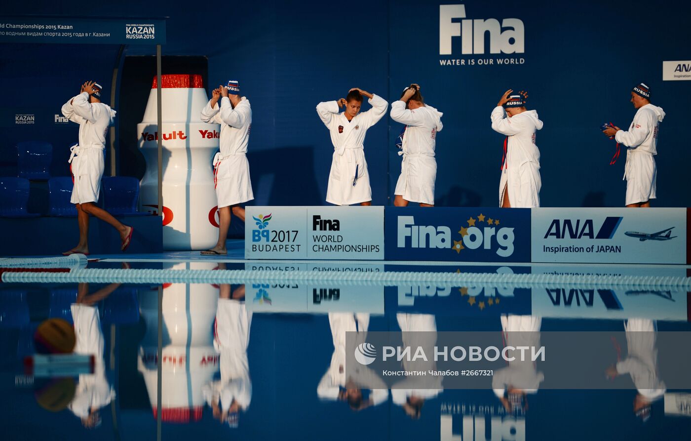 Чемпионат мира FINA 2015. Водное поло. Женщины. Матч Венгрия - Россия