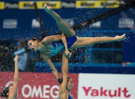 Чемпионат мира FINA 2015. Синхронное плавание. Группы. Произвольная программа. Предварительный раунд
