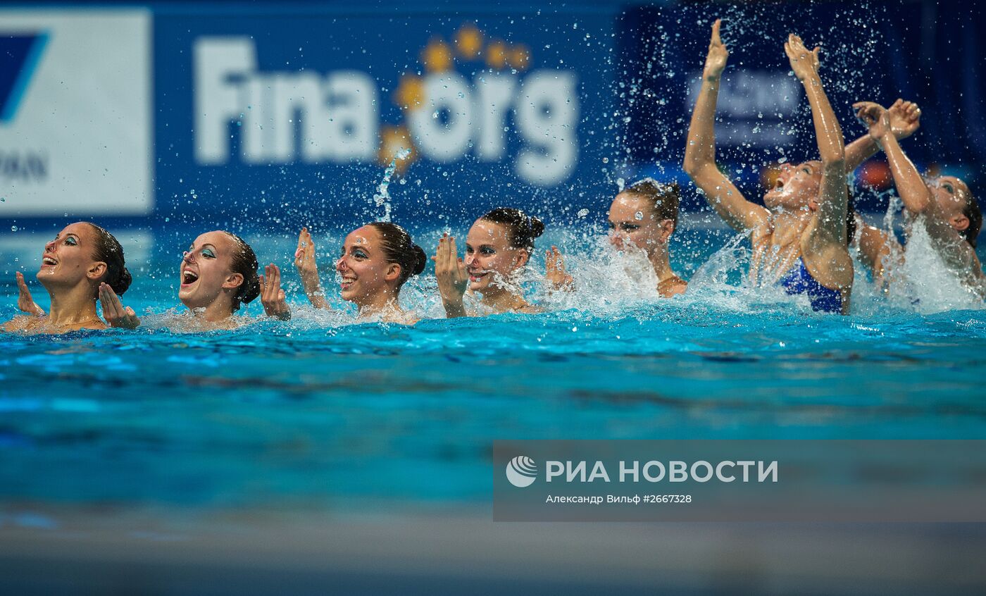 Чемпионат мира FINA 2015. Синхронное плавание. Группы. Произвольная программа. Предварительный раунд