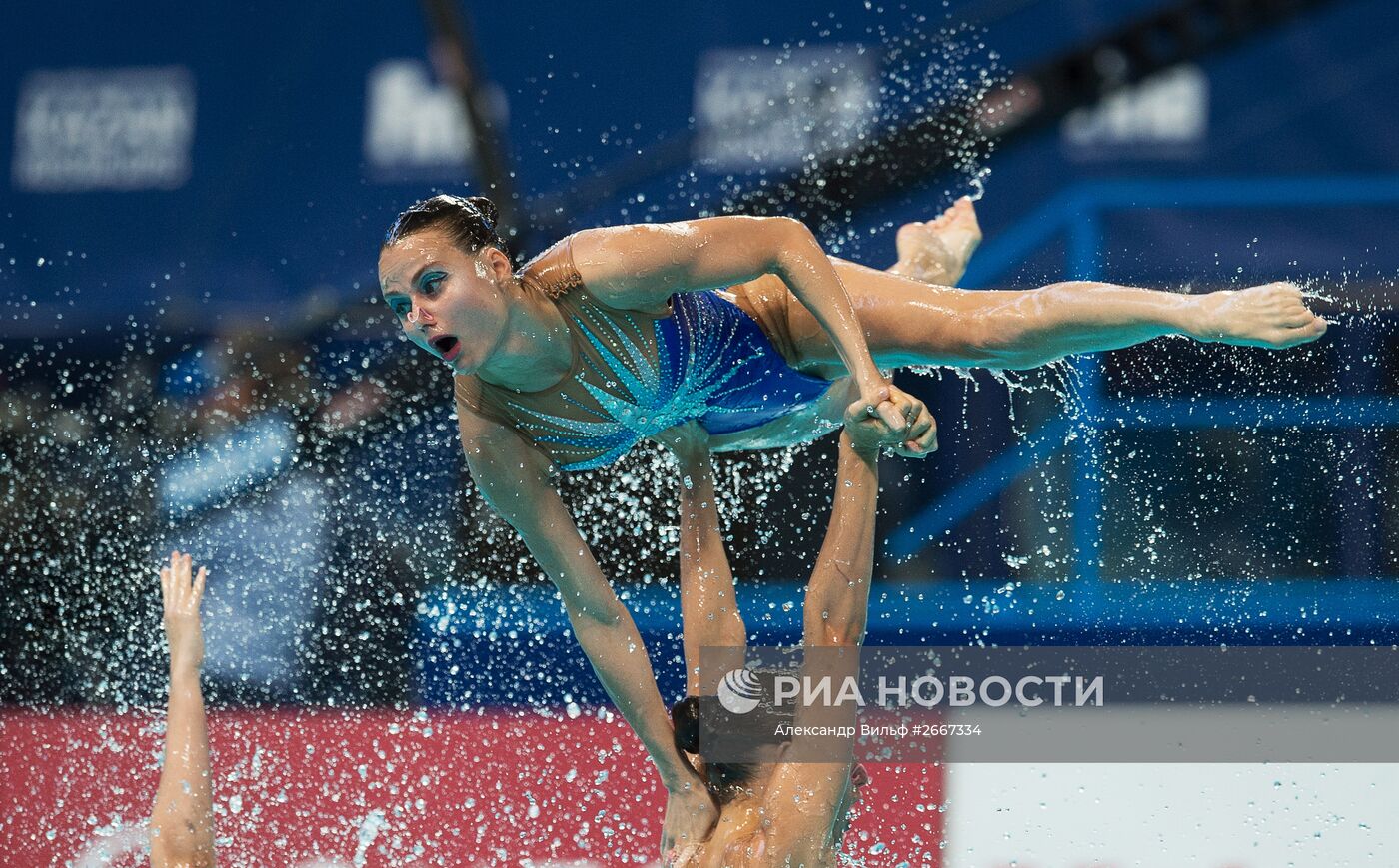 Чемпионат мира FINA 2015. Синхронное плавание. Группы. Произвольная программа. Предварительный раунд