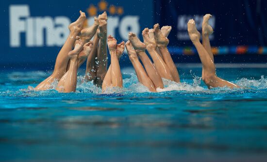 Чемпионат мира FINA 2015. Синхронное плавание. Группы. Произвольная программа. Предварительный раунд