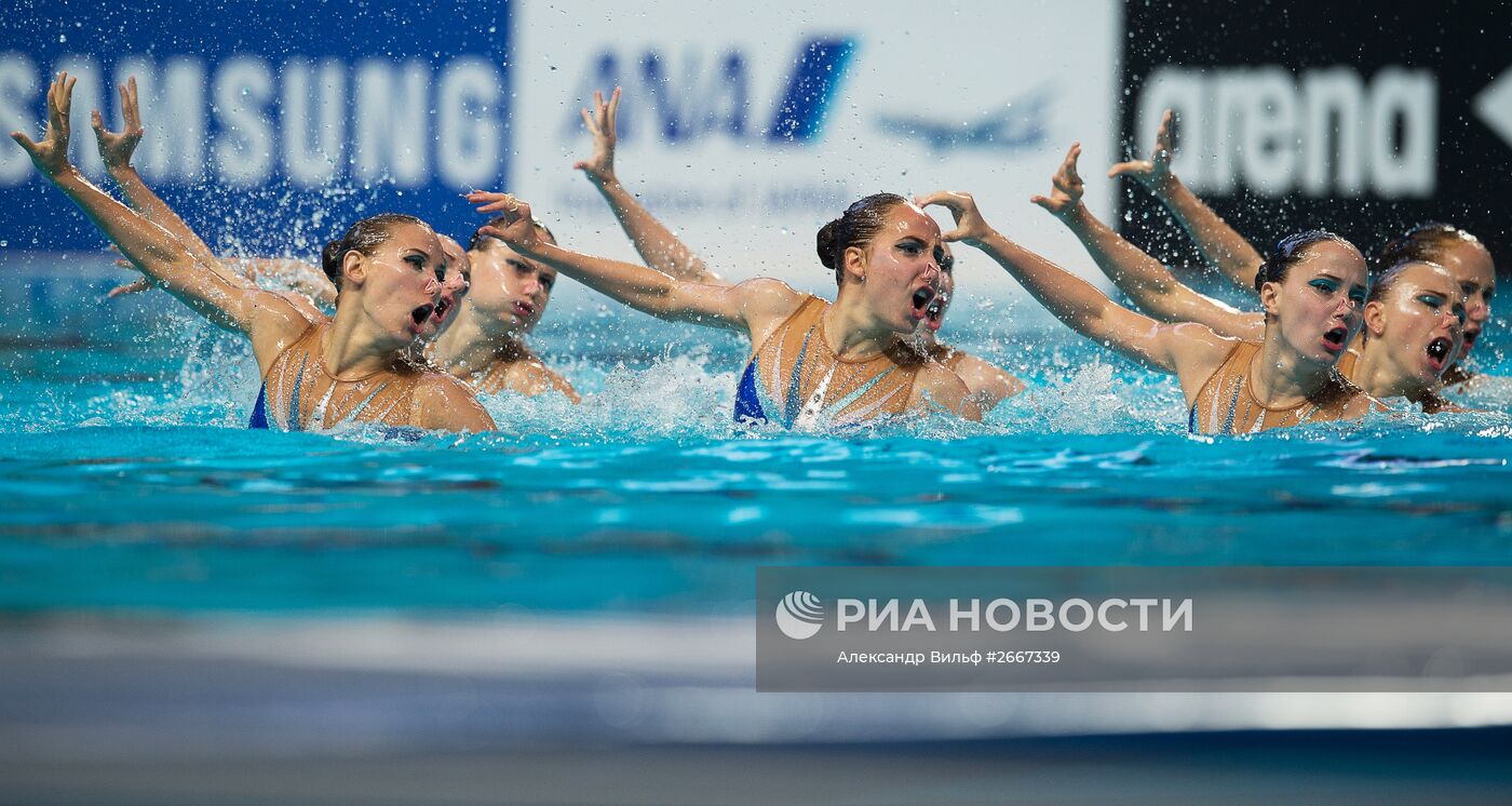 Чемпионат мира FINA 2015. Синхронное плавание. Группы. Произвольная программа. Предварительный раунд