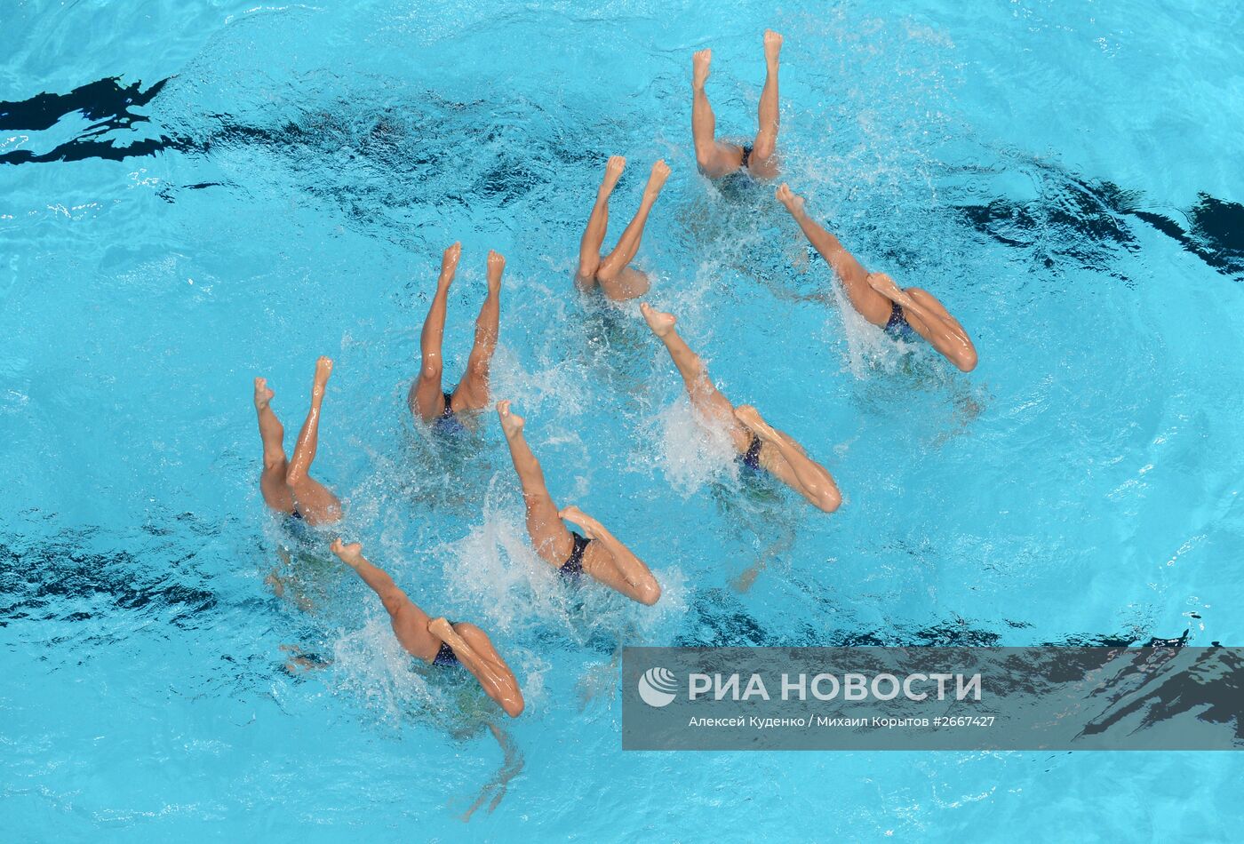 Чемпионат мира FINA 2015. Синхронное плавание. Группы. Произвольная программа. Предварительный раунд