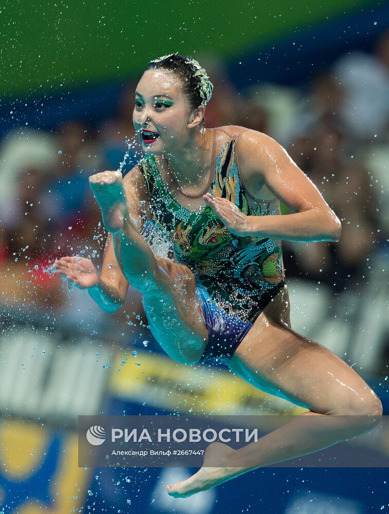 Чемпионат мира FINA 2015. Синхронное плавание. Группы. Произвольная программа. Предварительный раунд