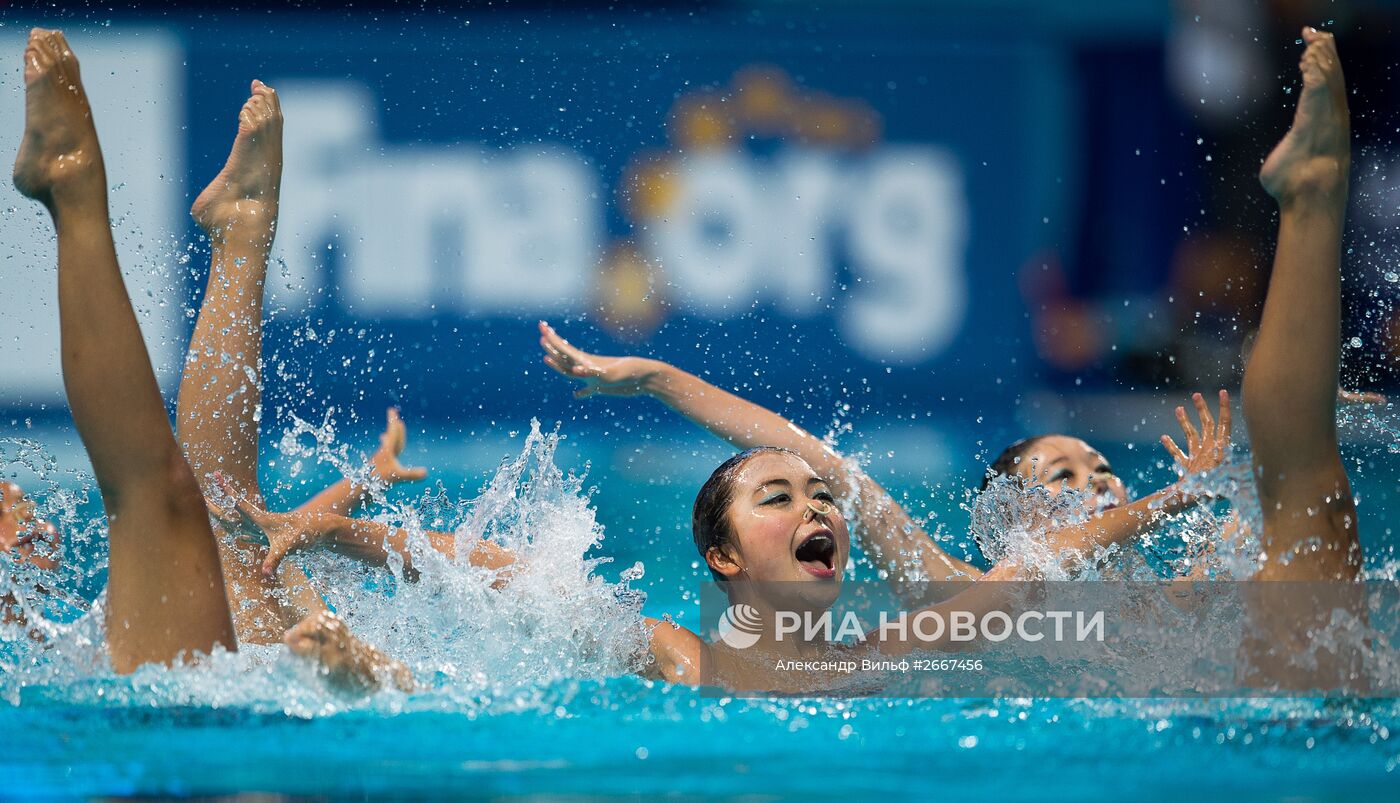 Чемпионат мира FINA 2015. Синхронное плавание. Группы. Произвольная программа. Предварительный раунд