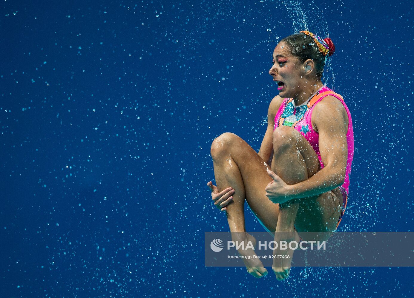 Чемпионат мира FINA 2015. Синхронное плавание. Группы. Произвольная программа. Предварительный раунд