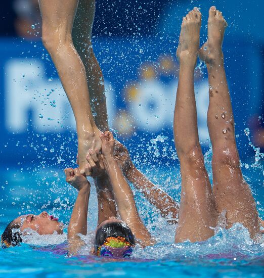 Чемпионат мира FINA 2015. Синхронное плавание. Группы. Произвольная программа. Предварительный раунд