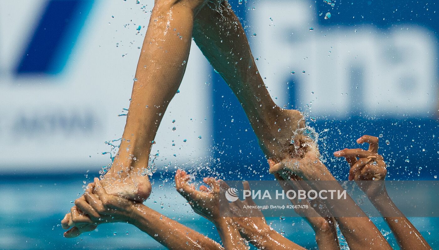 Чемпионат мира FINA 2015. Синхронное плавание. Группы. Произвольная программа. Предварительный раунд