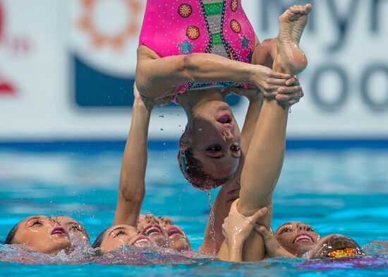 Чемпионат мира FINA 2015. Синхронное плавание. Группы. Произвольная программа. Предварительный раунд