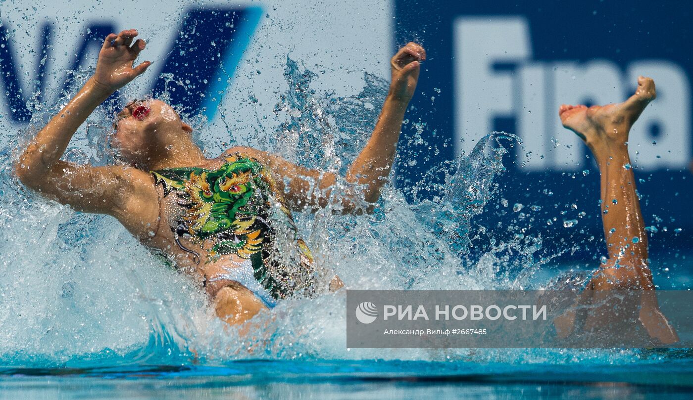 Чемпионат мира FINA 2015. Синхронное плавание. Группы. Произвольная программа. Предварительный раунд