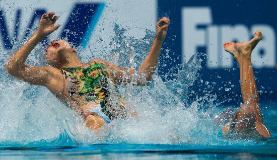 Чемпионат мира FINA 2015. Синхронное плавание. Группы. Произвольная программа. Предварительный раунд