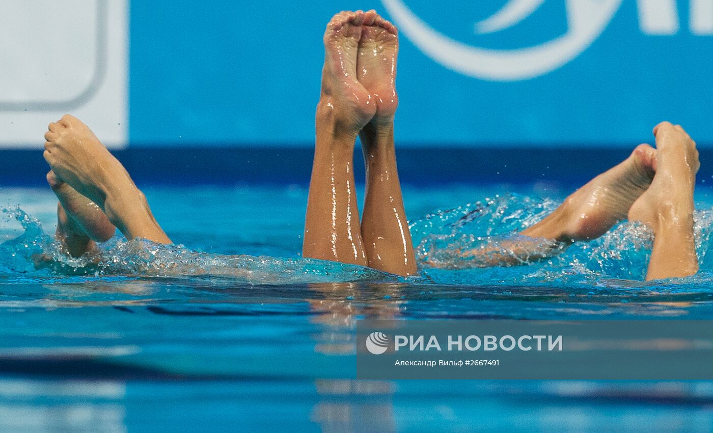 Чемпионат мира FINA 2015. Синхронное плавание. Группы. Произвольная программа. Предварительный раунд