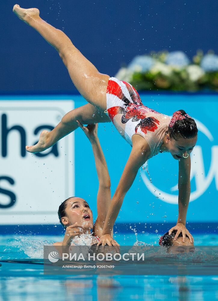 Чемпионат мира FINA 2015. Синхронное плавание. Группы. Произвольная программа. Предварительный раунд