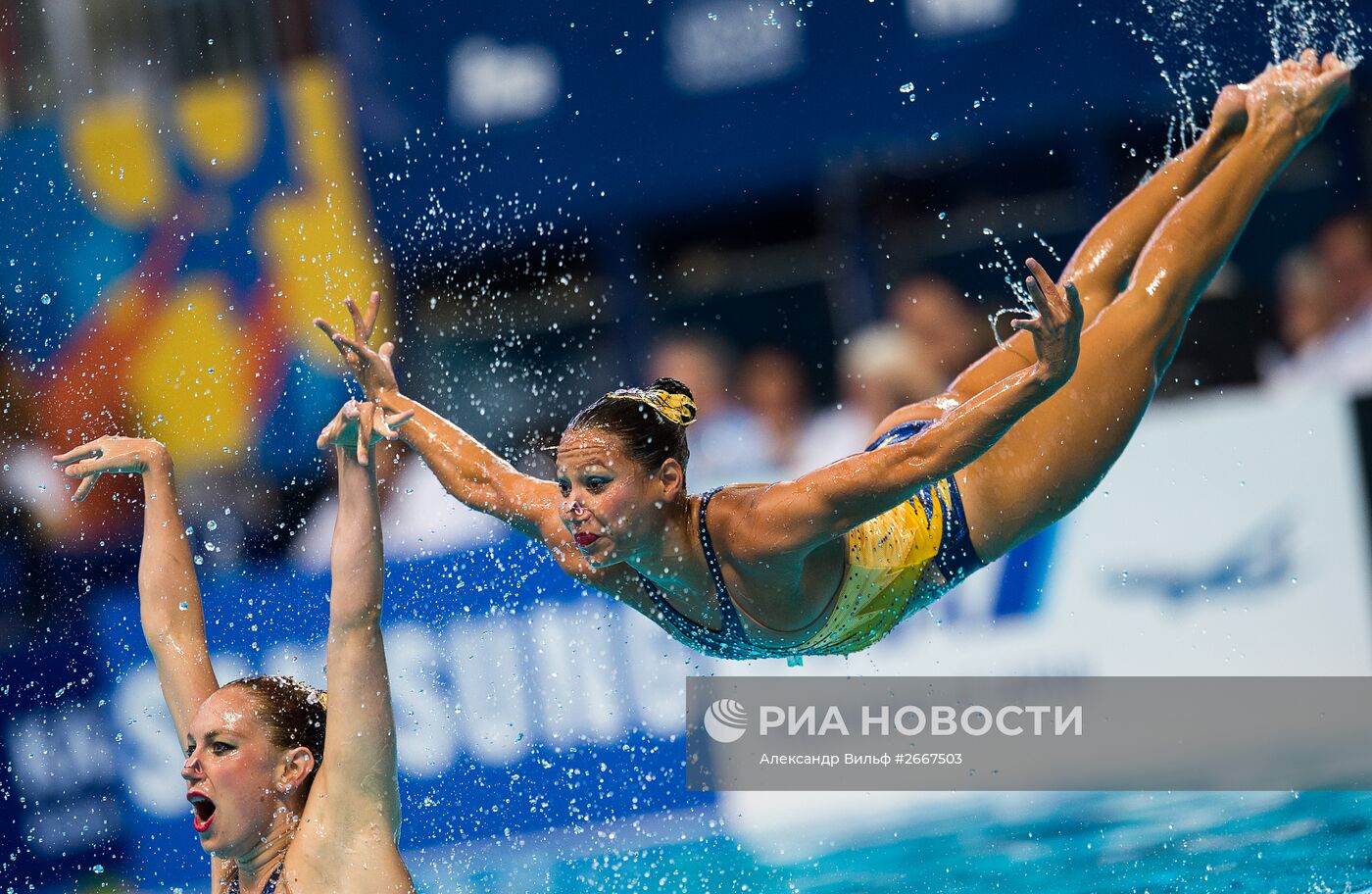 Чемпионат мира FINA 2015. Синхронное плавание. Группы. Произвольная программа. Предварительный раунд