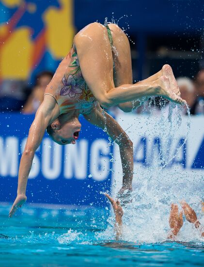 Чемпионат мира FINA 2015. Синхронное плавание. Группы. Произвольная программа. Предварительный раунд